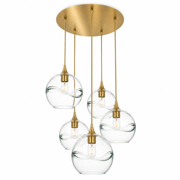 Swell / Eco Clear / Polished Brass - 4ft Cord