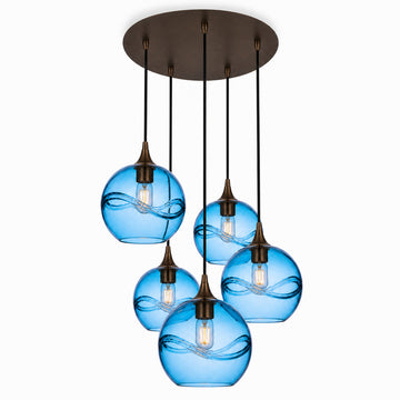 Swell / Steel Blue / Antique Bronze - 4ft Cord