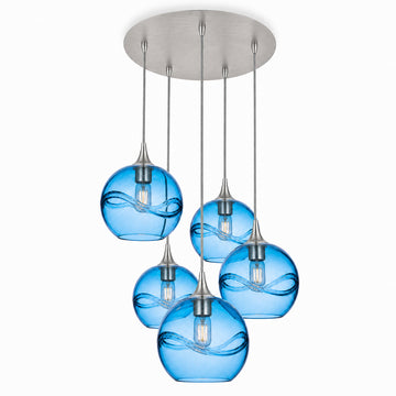 Swell / Steel Blue / Brushed Nickel - 4ft Cord