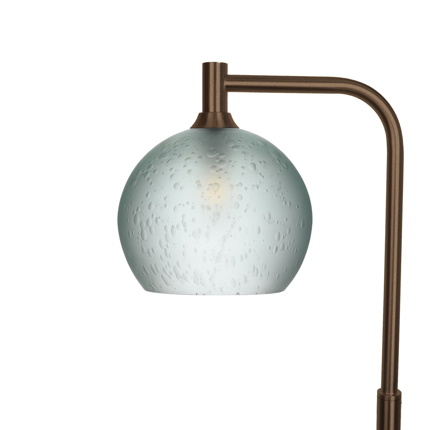 768 Celestial: Floor Lamp-Glass-Bicycle Glass Co - Hotshop-Eco Clear-Antique Bronze-Bicycle Glass Co