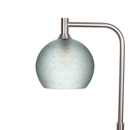 768 Celestial: Floor Lamp-Glass-Bicycle Glass Co - Hotshop-Eco Clear-Brushed Nickel-Bicycle Glass Co