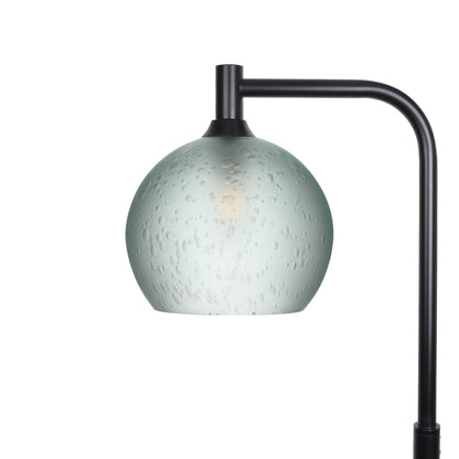 768 Celestial: Floor Lamp-Glass-Bicycle Glass Co - Hotshop-Eco Clear-Matte Black-Bicycle Glass Co