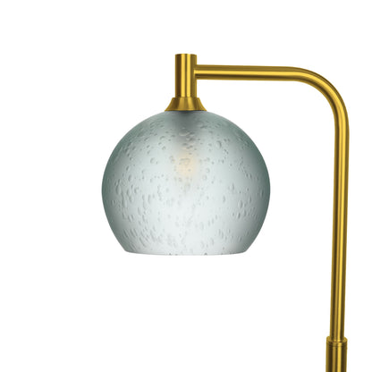 768 Celestial: Floor Lamp-Glass-Bicycle Glass Co - Hotshop-Eco Clear-Polished Brass-Bicycle Glass Co