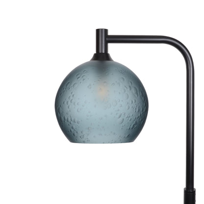 768 Celestial: Floor Lamp-Glass-Bicycle Glass Co - Hotshop-Slate Gray-Matte Black-Bicycle Glass Co