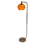 768 Floor Lamp-Glass-Bicycle Glass Co - Hotshop-Lunar-Steel Blue-Brushed Nickel-Bicycle Glass Co