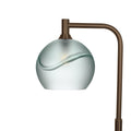 768 Floor Lamp-Glass-Bicycle Glass Co - Hotshop-Glacial-Eco Clear-Antique Bronze-Bicycle Glass Co