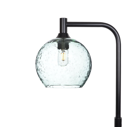 768 Floor Lamp-Glass-Bicycle Glass Co - Hotshop-Lunar-Eco Clear-Matte Black-Bicycle Glass Co