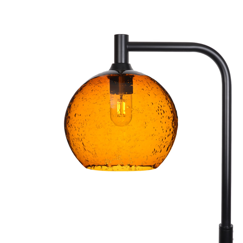 768 Floor Lamp – Lunar / Golden Amber / Matte Black