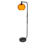 768 Floor Lamp-Glass-Bicycle Glass Co - Hotshop-Lunar-Steel Blue-Brushed Nickel-Bicycle Glass Co