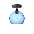 768 Semi-Flush-Bicycle Glass Co - Hotshop-Lunar-Steel Blue-Antique Bronze-Bicycle Glass Co