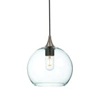 768 Single Pendant Light-Bicycle Glass Co-Antique Bronze - 4ft Cord-Lucent-Eco Clear-Bicycle Glass Co