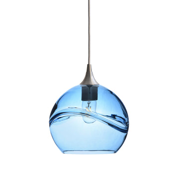 Brushed Nickel - 8ft Cord / Swell / Steel Blue