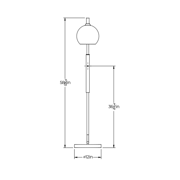 Dimensional Drawing: Front