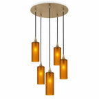 513 5 Pendant Cascade Chandelier