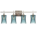 818 4-Light Vanity-Glass-Bicycle Glass Co-Lunar-Slate Gray-Brushed Nickel-Bicycle Glass Co