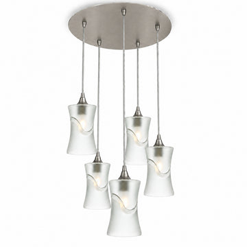 Glacial / Eco Clear / Brushed Nickel - 4ft Cord