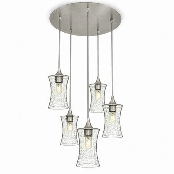 Lunar / Eco Clear / Brushed Nickel - 4ft Cord