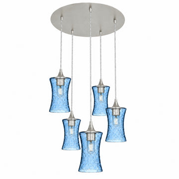 Lunar / Steel Blue / Brushed Nickel - 4ft Cord