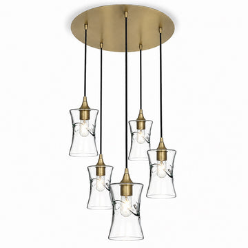 Swell / Eco Clear / Polished Brass - 4ft Cord