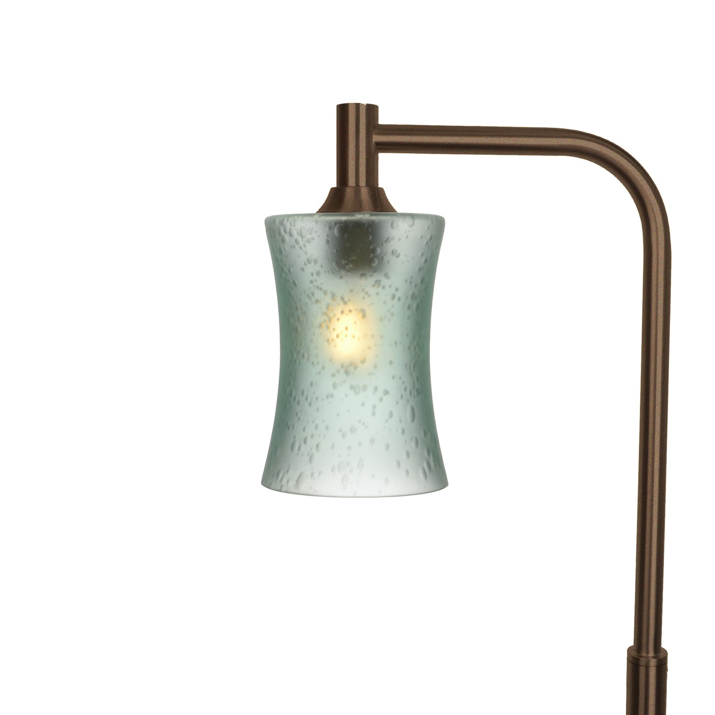 818 Floor Lamp-Glass-Bicycle Glass Co-Celestial-Eco Clear-Antique Bronze-Bicycle Glass Co