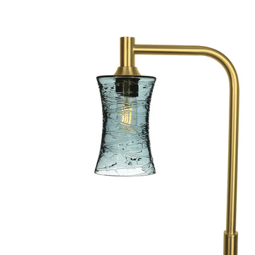 Spun / Slate Gray / Polished Brass