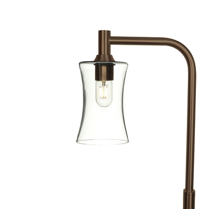 818 Floor Lamp-Glass-Bicycle Glass Co-Lucent-Eco Clear-Antique Bronze-Bicycle Glass Co