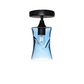 818 Semi-Flush-Bicycle Glass Co - Hotshop-Swell-Steel Blue-Matte Black-Bicycle Glass Co