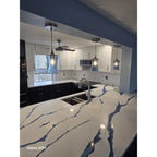 818 Single Pendant Light-Pendant Light-Bicycle Glass Co-Matte Black - 8ft Cord-Lunar-Steel Blue-Bicycle Glass Co