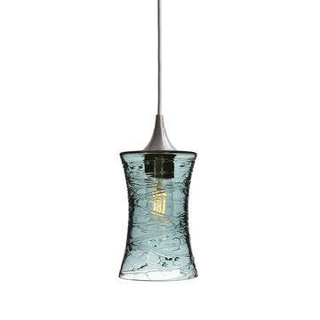 Brushed Nickel - 8ft Cord / Spun / Slate Gray