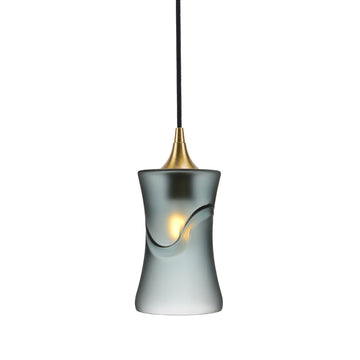 Polished Brass - 8ft Cord / Glacial / Slate Gray