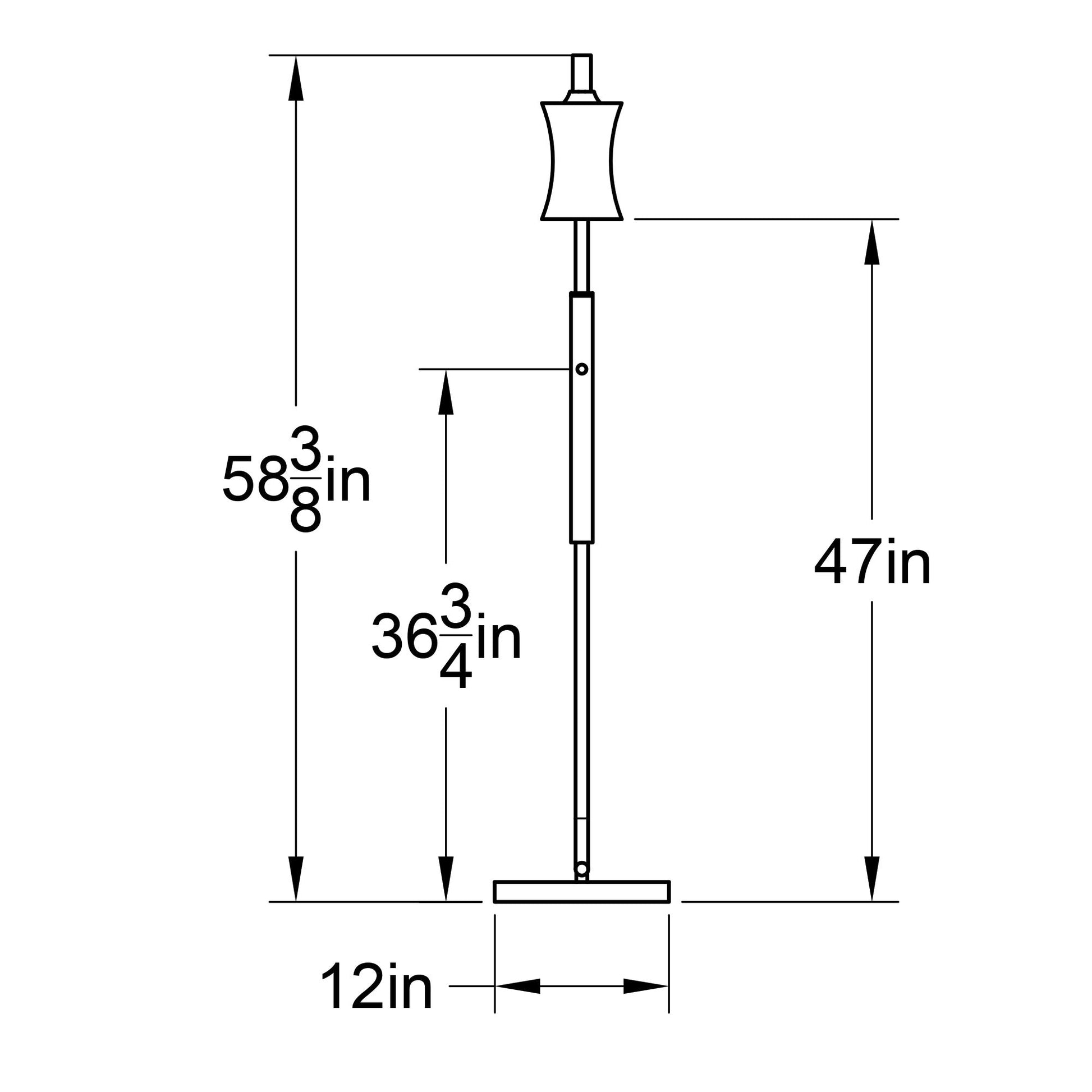 818 Swell: Floor Lamp-Glass-Bicycle Glass Co - Hotshop-Slate Gray-Matte Black-Bicycle Glass Co