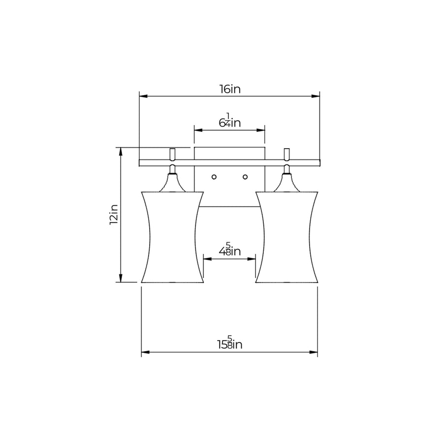 818 2-Light Wall Vanity