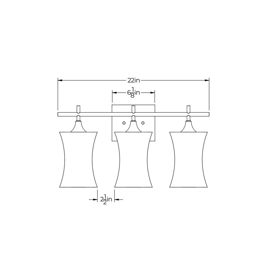 818 3-Light Vanity