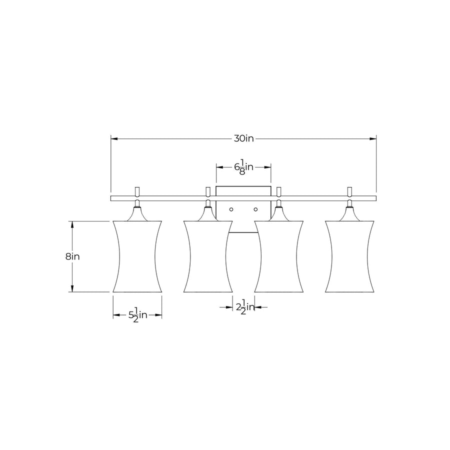 818 4-Light Vanity