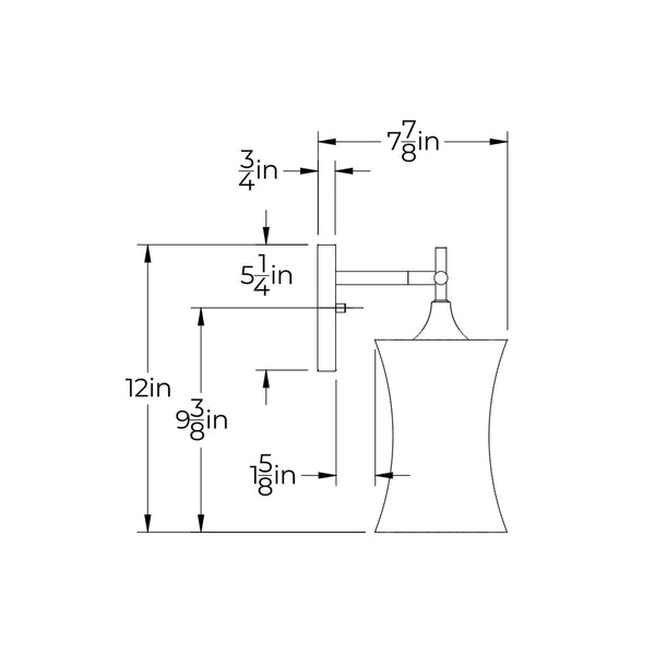 Dimensional Drawing: Side