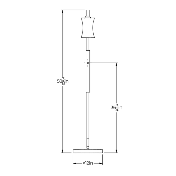 Dimensional Drawing: Front