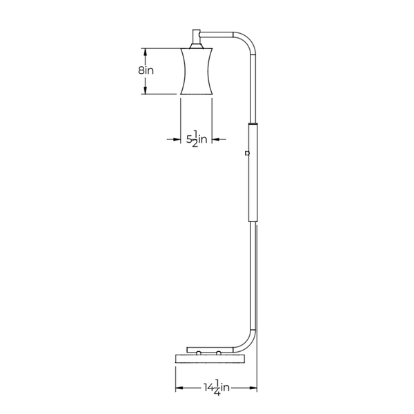 Dimensional Drawing: Side