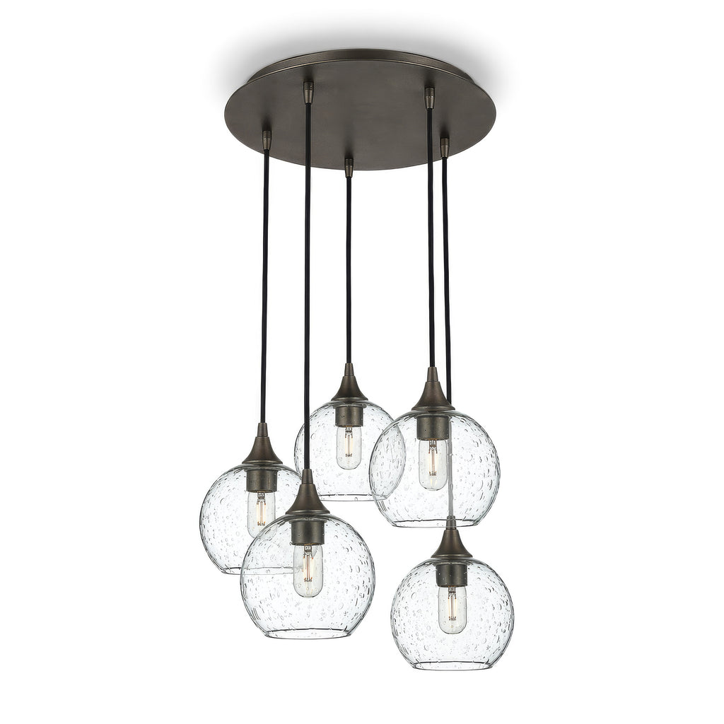 767 5 Pendant Cascade Chandelier
