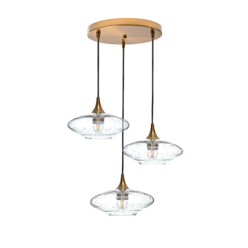 Lunar / Eco Clear / Polished Brass - 4ft Cord