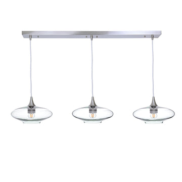Brushed Nickel - 4ft Cord / Lucent / Eco Clear