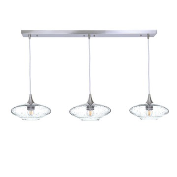 Brushed Nickel - 4ft Cord / Lunar / Eco Clear