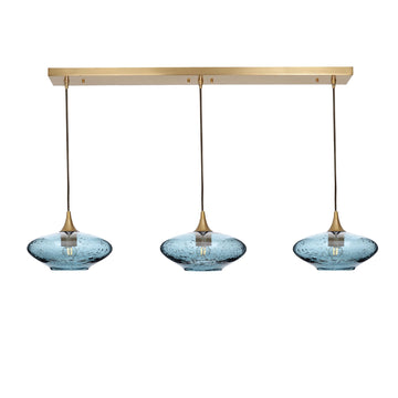 Polished Brass - 4ft Cord / Lunar / Slate Gray