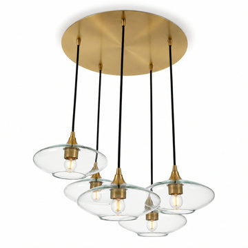 Lucent / Eco Clear / Polished Brass - 4ft Cord