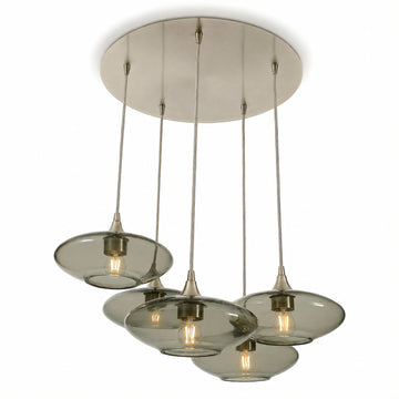 Lucent / Slate Gray / Brushed Nickel - 4ft Cord