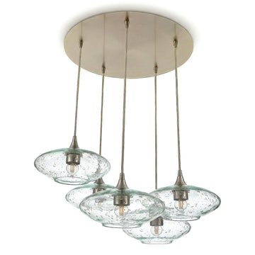 Lunar / Eco Clear / Brushed Nickel - 4ft Cord