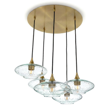 Lunar / Eco Clear / Polished Brass - 4ft Cord