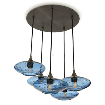 Lunar / Steel Blue / Antique Bronze - 4ft Cord