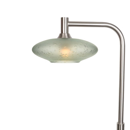 951 Floor Lamp-Glass-Bicycle Glass Co-Celestial-Eco Clear-Brushed Nickel-Bicycle Glass Co