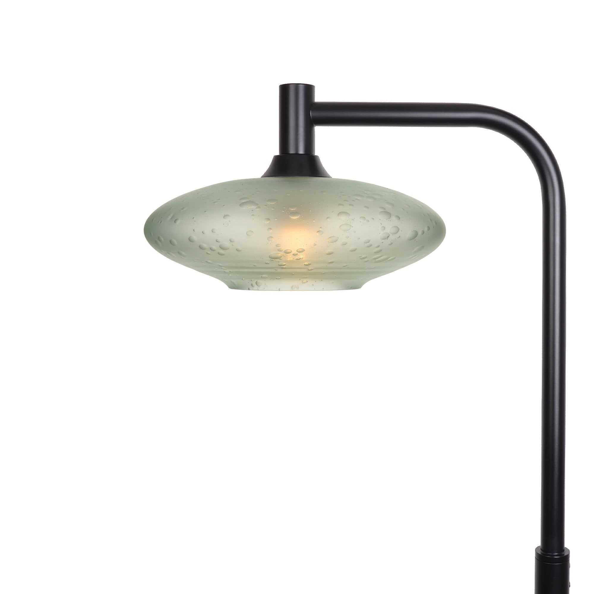 951 Floor Lamp-Glass-Bicycle Glass Co-Celestial-Eco Clear-Matte Black-Bicycle Glass Co