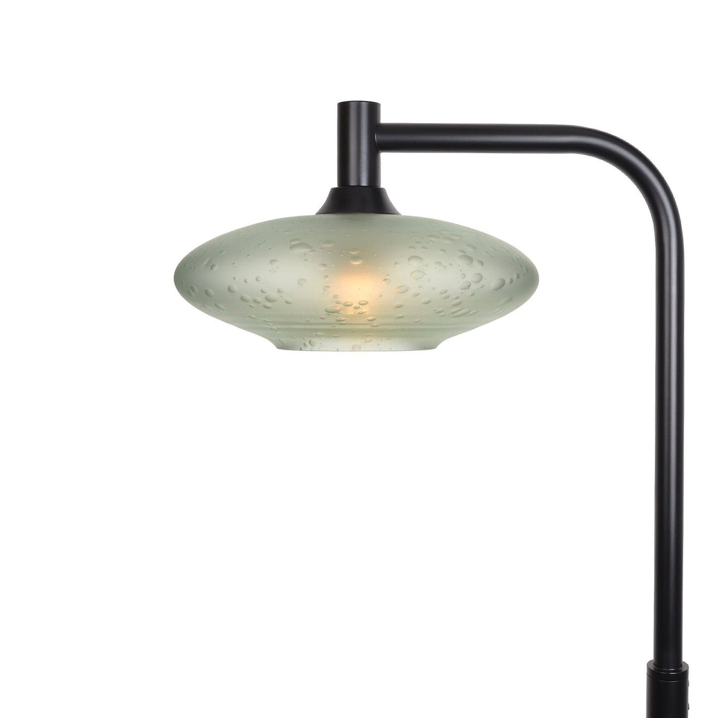 951 Floor Lamp-Glass-Bicycle Glass Co-Celestial-Eco Clear-Matte Black-Bicycle Glass Co